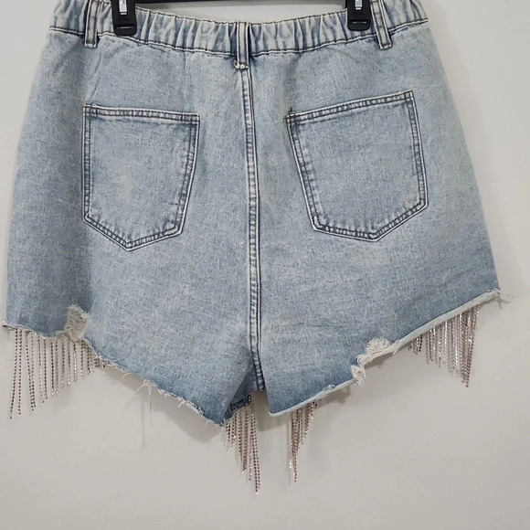 Savanna Jane rhinestone distressed shorts 1x - Picture 4 of 5